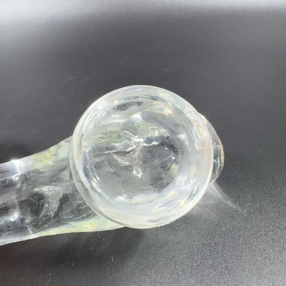 Vintage Venetian Hand Blown Clear Glass Whale Sculpture Figurine Decor Glass VTG - Picture 7 of 11